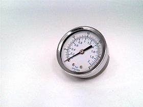 Манометр Global Industrial A94265132, 2", 0-30 бар, 1/4", центральное крепление