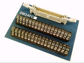 Клеммная колодка интерфейсная TE Connectivity 2M34FC, 34 позиции, 1А