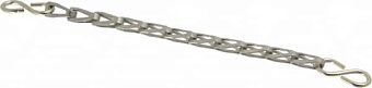 Цепь из нержавеющей стали 360CHSS с S-образными крючками, 7 звеньев/фут, нагрузка до 25 кг