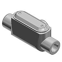 Т-образный кабелепровод T67-G1 Form7, 2 дюйма, темно-серый