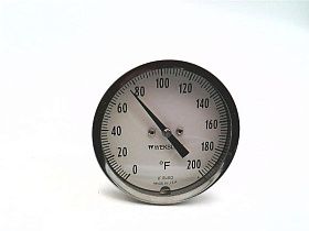 Термометр биметаллический WEKSLER 3A0444FJX, 0-200°F, шток 4"