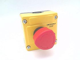 Кнопка аварийной остановки BACO CONTROLS LBX17301, красная, 22мм, с фиксацией