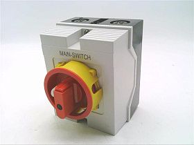 Кулачковый переключатель BACO CONTROLS TS3XV483-IP65, 3-полюсный, 20А, желто-красный