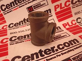 Тройник резьбовой чугунный WARD 1" черный