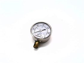 Манометр BY12YPM4LW ASHCROFT, 2.5", 0-600 PSI, жидкостный, корпус нерж. сталь, 1/4" NPT