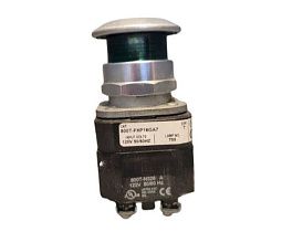 Кнопка нажимная с подсветкой 800T-FXP16GA2 зеленая грибовидная Allen-Bradley