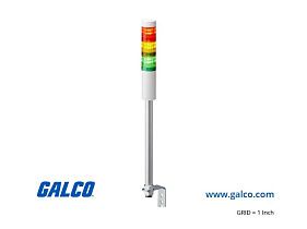 Patlite LR4-302LJNW-RYG