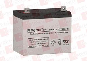 Аккумулятор Артикул SP12-75/NB от производителя SIGMAS TEK