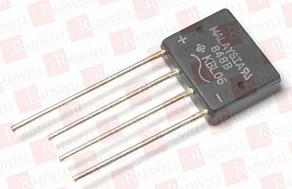 Мостовой выпрямитель Артикул KBL06 от производителя ON SEMICONDUCTOR