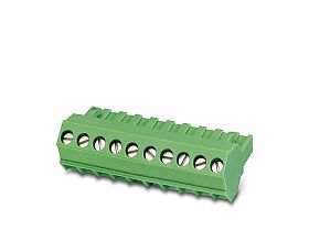 Разъем печатной платы PHOENIX CONTACT SMSTB 2,5/9-ST, 9 контактов, зеленый