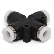 Фитинг пневматический крестообразный PISCO PZA1/4, 1/4 дюйма