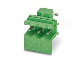 Клемма печатной платы MSTBO 2,5/3-G1R Phoenix Contact, 3 контакта, зеленая