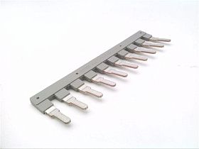 Вставной мост EB 10-10 Phoenix Contact, 10 контактов, шаг 10 мм, серый