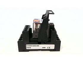 Реле интерфейсное ET-PCS01/24DC/4SC EUROTEK, 24В DC, однорелейное
