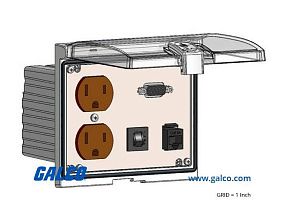 Mencom LP3-DP-DB9-PC9-RJ45-R
