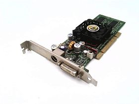 Видеокарта EVGA GeForce FX5500 128MB PCI Low Profile