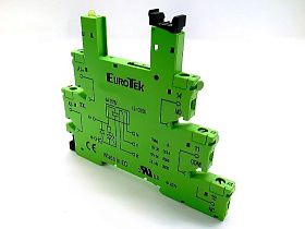 Модуль реле EUROTEK ET-MRZ01/24DC/SC/SNR, 6А, 250В AC