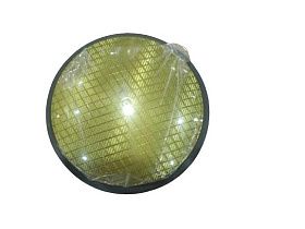 Светофор транспортный янтарный TRV-Y12SG-D2T, 300 мм, 95-135В