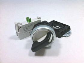 Переключатель селекторный BACO CONTROLS L21KA03-3E10, 3 позиции, 22мм, черный