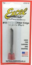 Лезвие стальное хобби EXCEL BLADES 20018, 46 мм, 5 шт.