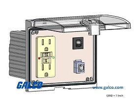 Mencom LP3-GF-USB-BFAF-R