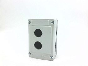 Корпус монтажный BACO CONTROLS LBX0200, 22мм, 2 отверстия, серый/черный