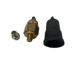 Реле давления мембранное EUROSWITCH 4111122DI, латунь, 1-10 бар, 48В, НО контакт, 1/8" NPT