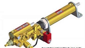 Гидравлический цилиндр ALLENAIR CHBRH-8 с панельным креплением, ход 8 дюймов