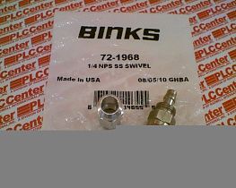 Фитинг для гидравлики Артикул 72-1968 от производителя BINKS