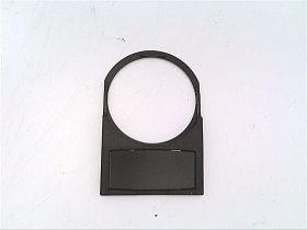 Табличка пластиковая BACO LWP33-CUSTOM черная, 22 мм, с индивидуальной надписью