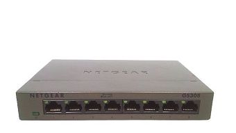 Коммутатор NETGEAR GS308V2 неуправляемый, 8 портов 10/100/1000 Мбит/с