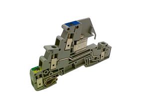 Клеммная колодка PIK4-PE/L/L монтажная, серая, Phoenix Contact