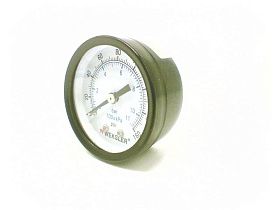 Манометр WEKSLER UA20D4C, 0-160 PSI/0-1100 кПа, 2", резьба 1/4" NPT