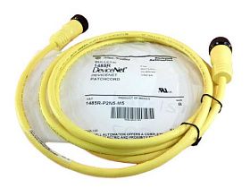 Кабель DeviceNet Allen-Bradley 1485R-P2N5-M5, тонкий, желтый, 2м, разъемы Mini прямые 5-пин