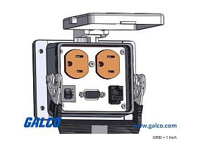 Mencom DHDP-DB9-RJ45-R-32