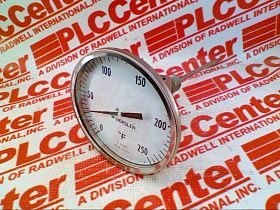 Термометр биметаллический WEKSLER AF06-4-4-FL, 0-250°F, стержень 6"