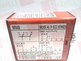 Реле / розетка Артикул MRAB-24-240VACDC от производителя BIRCHER