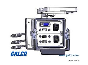 Mencom DDB15-2RJ45-3USB-10-32