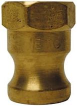 Адаптер латунный EVER-TITE 315ABR, 1-1/2", резьба NPT, 350 PSI