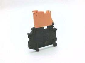 Клеммная колодка рычажная UT 4-HEDI Phoenix Contact, 500В 20А 4мм, черно-оранжевая