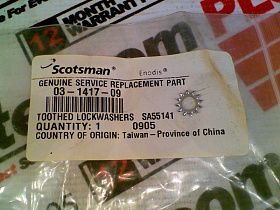 Гайка / болт / шатун / шайба Артикул 03-1417-09 от производителя MANITOWOC ICE INC