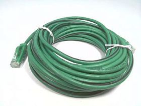 Кабель WATTSTOPPER LMRJ-P25 сетевой зеленый с черной полосой, 7.6 м