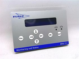 Панель оператора MAS 711 с базой данных, 12В DC, 0.5ВА, для монтажа на шасси