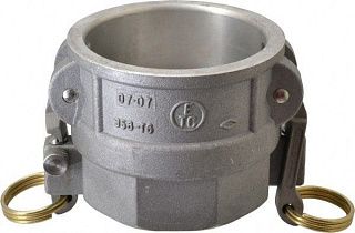 Соединитель кулачковый CAM & GROOVE, DN80, внутренняя резьба NPT, алюминий, тип D