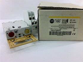 Блок отключения Allen Bradley 190-P060R с релейным контактом, 4-6А тепловой/50-80А магнитный расцепитель