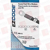 Маркер  проводов / терминалов Артикул WM-6 от производителя ABB THOMAS & BETTS