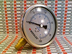 Манометр ASHCROFT BY14YPF4LW, 0-100 PSI/KPA, 1/4 NPT, 4"