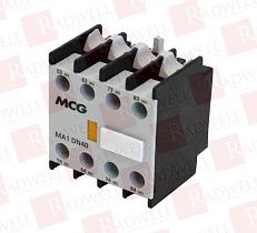 Вспомогательный контакт Артикул MA1DN04 от производителя MCG INDUSTRIAL