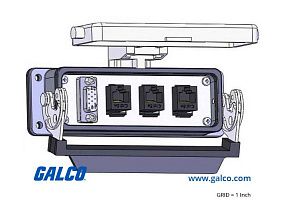 Mencom DDB15-3RJ45-24