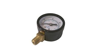 Манометр Weksler UA15C8L 0-100 PSI / 100 кПа, стальной корпус